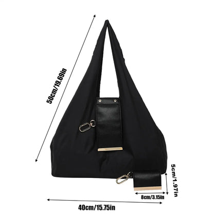Foldable Mini Tote Bag with Keychain – Lightweight Reusable Shopping Bag
