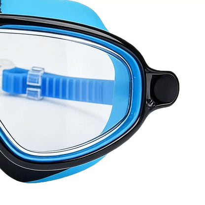 Kids Anti-Fog Swim Goggles – Wide View Silicone Swimming Glasses