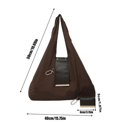 Foldable Mini Tote Bag with Keychain – Lightweight Reusable Shopping Bag