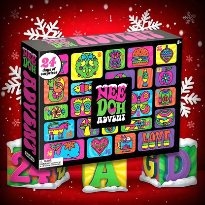 Christmas Fidget Advent Calendar – 24-Piece 3D Sensory Toy Countdown