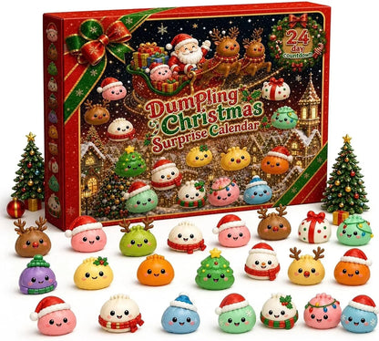 Christmas Squishy Advent Calendar 2026 – Sensory Fidget Countdown Gift