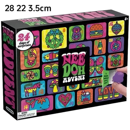 Christmas Fidget Advent Calendar – 24-Piece 3D Sensory Toy Countdown