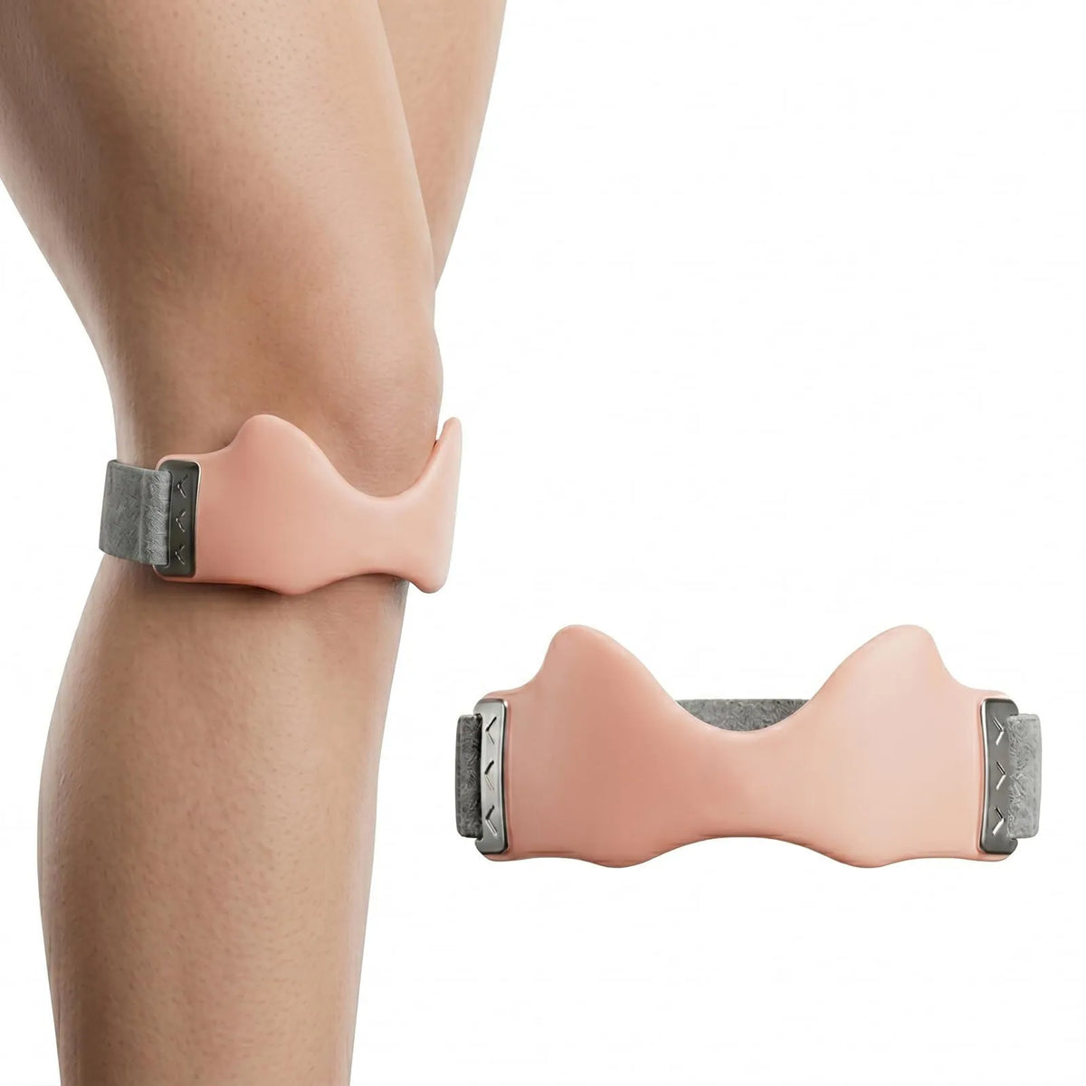 Adjustable Patella Knee Strap – Silicone Pad Tendon Support Band