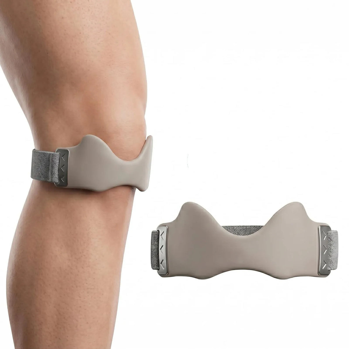 Adjustable Patella Knee Strap – Silicone Pad Tendon Support Band