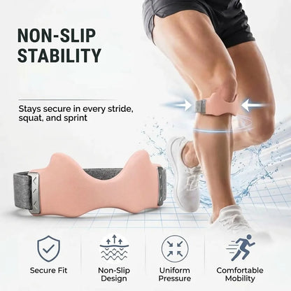 Adjustable Patella Knee Strap – Silicone Pad Tendon Support Band