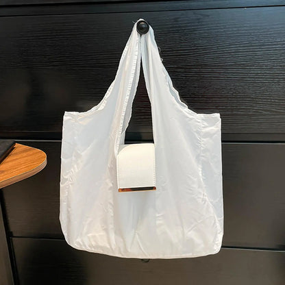 Foldable Mini Tote Bag with Keychain – Lightweight Reusable Shopping Bag