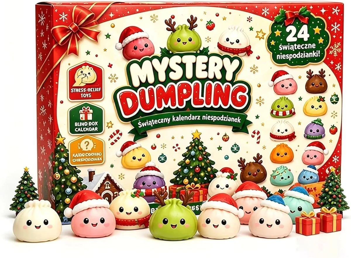 Christmas Squishy Advent Calendar 2026 – Sensory Fidget Countdown Gift