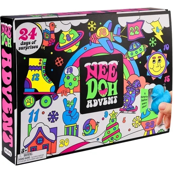 Christmas Fidget Advent Calendar – 24-Piece 3D Sensory Toy Countdown